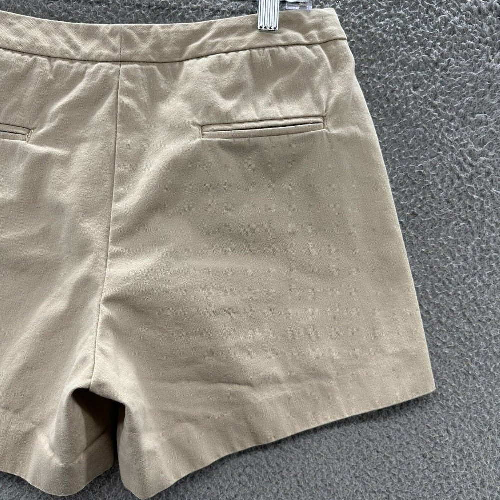 Banana Republic Shorts Women's 4 Tan Khaki Chino Shorts Ladies 4 - Picture 10 of 12
